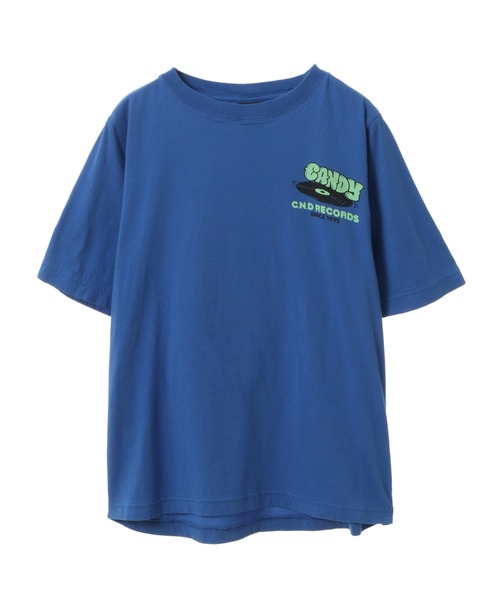 Candy Stripper(キャンディストリッパー)の「C.N.D RECORDS Tシャツ(Tシャツ/カットソー・レディース・ブラック/オフホワイト/ブルー/グリーン・4/2/3)」の10枚目の写真