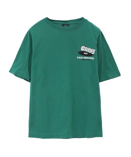 Candy Stripper(キャンディストリッパー)の「C.N.D RECORDS Tシャツ(Tシャツ/カットソー・レディース・ブラック/オフホワイト/ブルー/グリーン・4/2/3)」の18枚目の写真