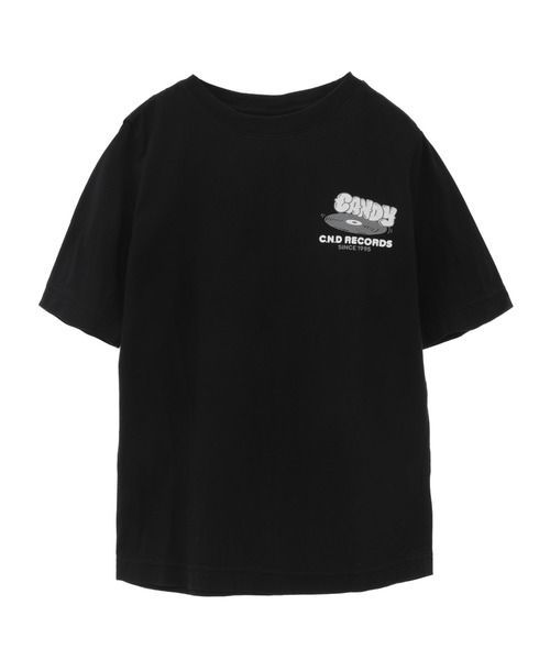 Candy Stripper(キャンディストリッパー)の「C.N.D RECORDS Tシャツ(Tシャツ/カットソー・レディース・ブラック/オフホワイト/ブルー/グリーン・4/2/3)」の15枚目の写真