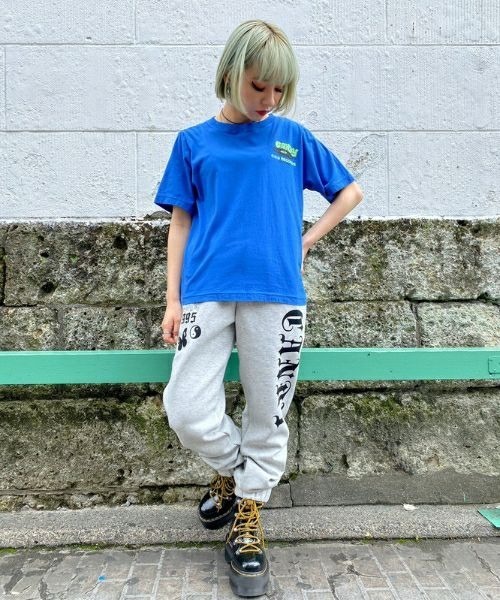 Candy Stripper(キャンディストリッパー)の「C.N.D RECORDS Tシャツ(Tシャツ/カットソー・レディース・ブラック/オフホワイト/ブルー/グリーン・4/2/3)」の22枚目の写真