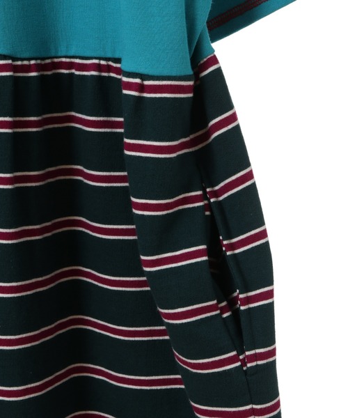 Candy Stripper（キャンディストリッパー）の「SILLY BEAR COMBINED TEE ワンピース（ワンピース・レディース・ピンク/ターコイズブルー/ブラック・2）」の9枚目の写真