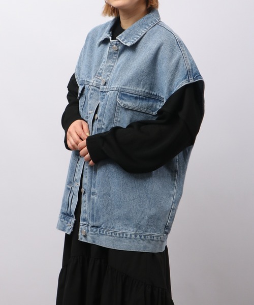 Blasty（ブラスティー）の「BLASTY デニムBIGベスト（ベスト・レディース・ライトブルー・F）」の17枚目の写真