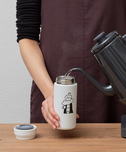 BIRTHDAY BAR（バースデイバー）の「【COFFEE BOY×BIRTHDAY BAR】サーモマグボトル（水筒・レディース・ベージュ/ホワイト・フリー）」の6枚目の写真