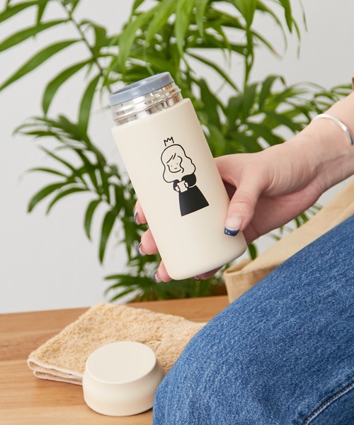 BIRTHDAY BAR（バースデイバー）の「【COFFEE BOY×BIRTHDAY BAR】サーモマグボトル（水筒・レディース・ベージュ/ホワイト・フリー）」の10枚目の写真