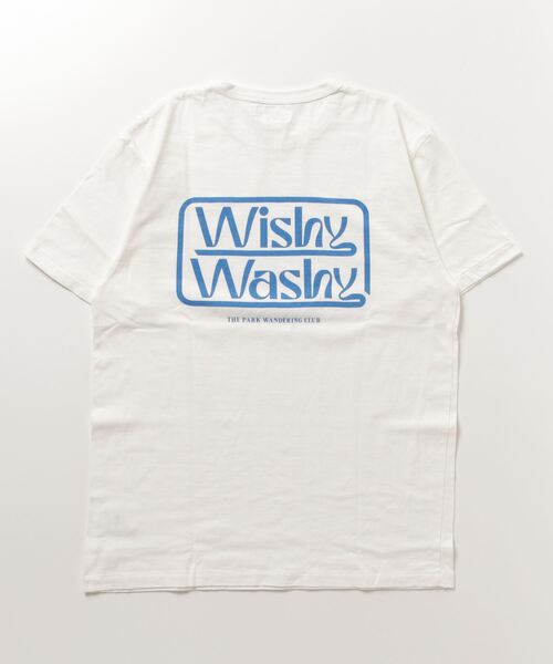JACK & MARIE（ジャックアンドマリー）の「freerage × JACK & MARIE　Recycle-cotton Tee WishyWashy 223AC724（Tシャツ/カットソー・メンズ・ライトピンク/ホワイト/スミクロ・XL/L/M）」の4枚目の写真
