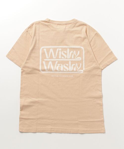 JACK & MARIE（ジャックアンドマリー）の「freerage × JACK & MARIE　Recycle-cotton Tee WishyWashy 223AC724（Tシャツ/カットソー・メンズ・ライトピンク/ホワイト/スミクロ・XL/L/M）」の5枚目の写真