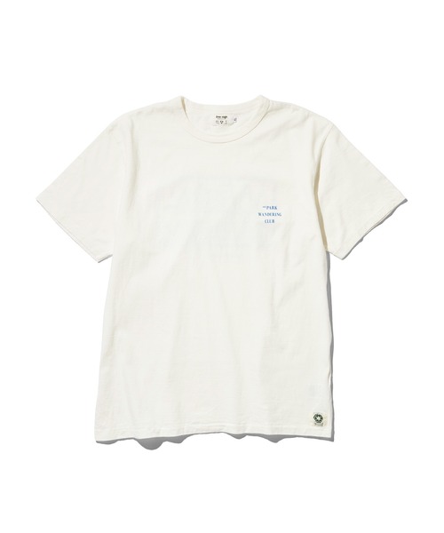 JACK & MARIE（ジャックアンドマリー）の「freerage × JACK & MARIE　Recycle-cotton Tee WishyWashy 223AC724（Tシャツ/カットソー・メンズ・ライトピンク/ホワイト/スミクロ・XL/L/M）」の9枚目の写真