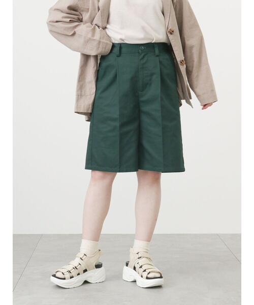 ehka sopo(エヘカソポ)の「センタープレスショートパンツ(その他パンツ・レディース・ブラック/グリーン/ベージュ・フリ-)」の19枚目の写真