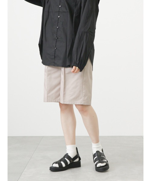 ehka sopo(エヘカソポ)の「センタープレスショートパンツ(その他パンツ・レディース・ブラック/グリーン/ベージュ・フリ-)」の13枚目の写真