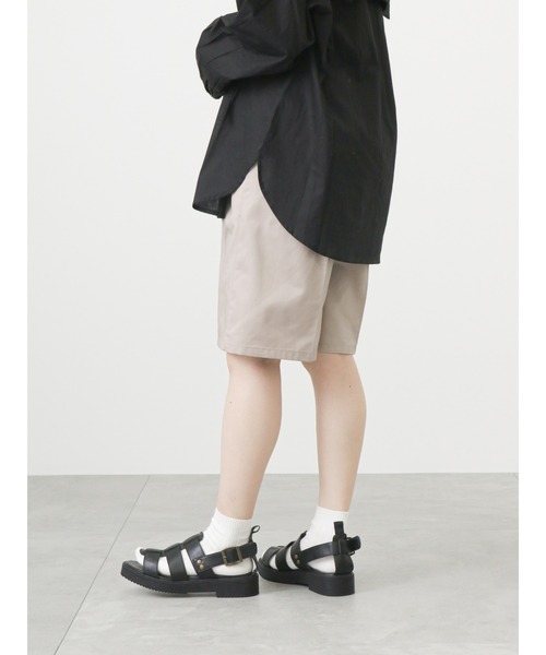 ehka sopo(エヘカソポ)の「センタープレスショートパンツ(その他パンツ・レディース・ブラック/グリーン/ベージュ・フリ-)」の4枚目の写真