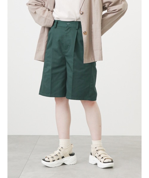 ehka sopo(エヘカソポ)の「センタープレスショートパンツ(その他パンツ・レディース・ブラック/グリーン/ベージュ・フリ-)」の14枚目の写真