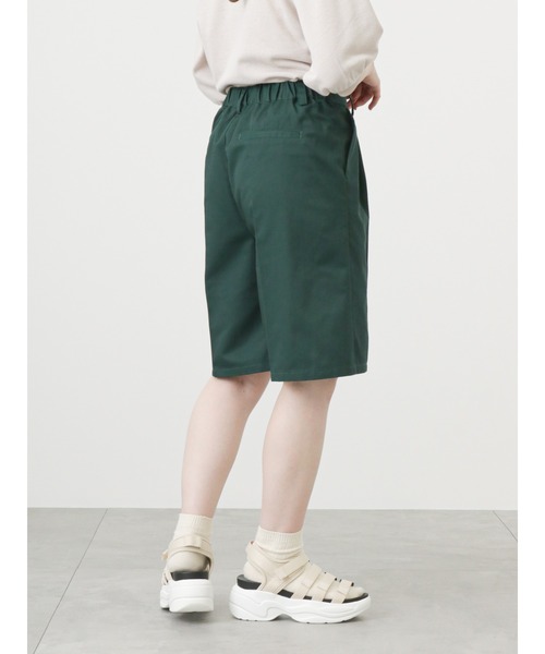 ehka sopo(エヘカソポ)の「センタープレスショートパンツ(その他パンツ・レディース・ブラック/グリーン/ベージュ・フリ-)」の5枚目の写真