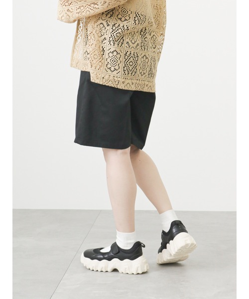 ehka sopo(エヘカソポ)の「センタープレスショートパンツ(その他パンツ・レディース・ブラック/グリーン/ベージュ・フリ-)」の16枚目の写真