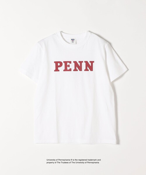 GOOD ROCK SPEED(グッドロックスピード)の「【SHIPS any別注】GOOD ROCK SPEED:〈洗濯機可能〉PENN ロゴ TEE(Tシャツ/カットソー・レディース・ライトグレー/ホワイト・ONE SIZE)」の3枚目の写真