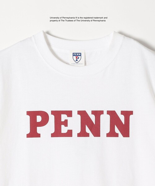 GOOD ROCK SPEED(グッドロックスピード)の「【SHIPS any別注】GOOD ROCK SPEED:〈洗濯機可能〉PENN ロゴ TEE(Tシャツ/カットソー・レディース・ライトグレー/ホワイト・ONE SIZE)」の4枚目の写真