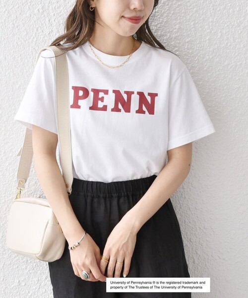 GOOD ROCK SPEED(グッドロックスピード)の「【SHIPS any別注】GOOD ROCK SPEED:〈洗濯機可能〉PENN ロゴ TEE(Tシャツ/カットソー・レディース・ライトグレー/ホワイト・ONE SIZE)」の10枚目の写真