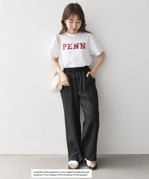 GOOD ROCK SPEED(グッドロックスピード)の「【SHIPS any別注】GOOD ROCK SPEED:〈洗濯機可能〉PENN ロゴ TEE(Tシャツ/カットソー・レディース・ライトグレー/ホワイト・ONE SIZE)」の15枚目の写真