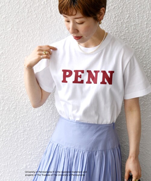 GOOD ROCK SPEED(グッドロックスピード)の「【SHIPS any別注】GOOD ROCK SPEED:〈洗濯機可能〉PENN ロゴ TEE(Tシャツ/カットソー・レディース・ライトグレー/ホワイト・ONE SIZE)」の16枚目の写真