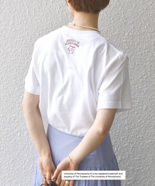 GOOD ROCK SPEED(グッドロックスピード)の「【SHIPS any別注】GOOD ROCK SPEED:〈洗濯機可能〉PENN ロゴ TEE(Tシャツ/カットソー・レディース・ライトグレー/ホワイト・ONE SIZE)」の17枚目の写真