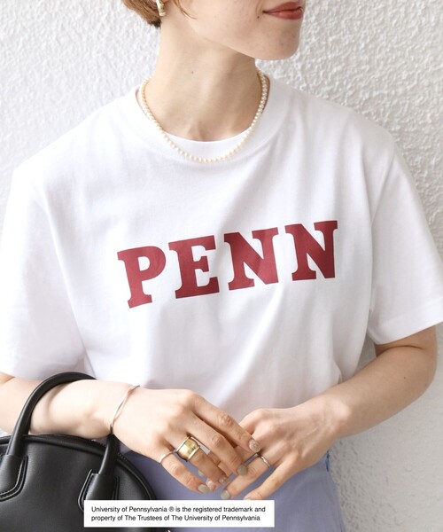 GOOD ROCK SPEED(グッドロックスピード)の「【SHIPS any別注】GOOD ROCK SPEED:〈洗濯機可能〉PENN ロゴ TEE(Tシャツ/カットソー・レディース・ライトグレー/ホワイト・ONE SIZE)」の18枚目の写真