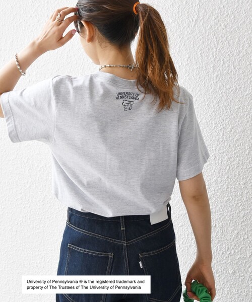 GOOD ROCK SPEED(グッドロックスピード)の「【SHIPS any別注】GOOD ROCK SPEED:〈洗濯機可能〉PENN ロゴ TEE(Tシャツ/カットソー・レディース・ライトグレー/ホワイト・ONE SIZE)」の21枚目の写真