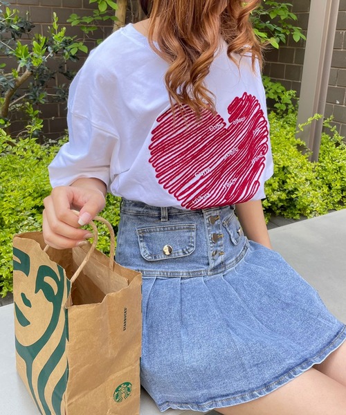 SPIGA（スピーガ）の「ﾌﾛﾝﾄ釦裾ﾌﾟﾘｰﾂﾃﾞﾆﾑﾐﾆｽｶｰﾄ（デニムスカート・レディース・ブルー/ブラック・SMALL/MEDIUM）」の15枚目の写真