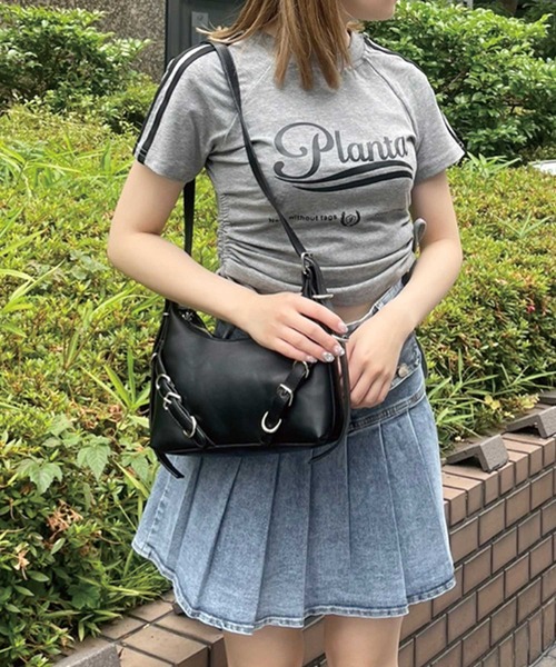 SPIGA（スピーガ）の「ﾌﾛﾝﾄ釦裾ﾌﾟﾘｰﾂﾃﾞﾆﾑﾐﾆｽｶｰﾄ（デニムスカート・レディース・ブルー/ブラック・SMALL/MEDIUM）」の21枚目の写真