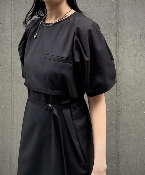 &g'aime（アンジェム）の「【&g’aime】3wayアンサンブルロングワンピース（ワンピース・レディース・チャコールグレー/ブラック/グレイッシュベージュ・FREE）」の2枚目の写真