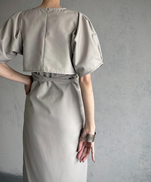 &g'aime（アンジェム）の「【&g’aime】3wayアンサンブルロングワンピース（ワンピース・レディース・チャコールグレー/ブラック/グレイッシュベージュ・FREE）」の20枚目の写真