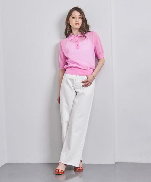 UNITED ARROWS ニットポロシャツ ✴︎未使用 UNITED ARROWS（ユナイテッドアローズ） ポロシャツ シャーリーカーン