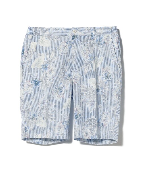 BEAMS GOLF ビームスゴルフ 花柄ショートパンツ46 タグ付き 未使用 BEAMS GOLF（ビームスゴルフ）の「BEAMS GOLF PURPLE LABEL
