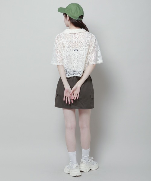 ALAND（エーランド）の「3.3 Field Trip／レースシャツ　2904462（シャツ/ブラウス・レディース・アイボリー/ブラック/ホワイト・FREE）」の16枚目の写真