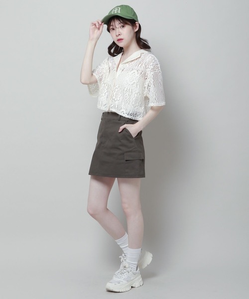 ALAND（エーランド）の「3.3 Field Trip／レースシャツ　2904462（シャツ/ブラウス・レディース・アイボリー/ブラック/ホワイト・FREE）」の13枚目の写真