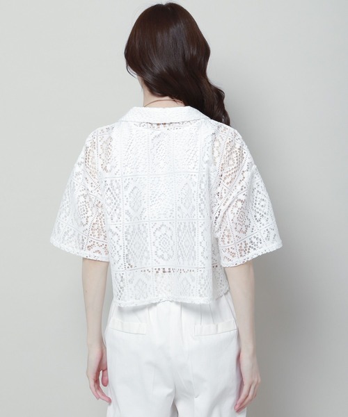 ALAND（エーランド）の「3.3 Field Trip／レースシャツ　2904462（シャツ/ブラウス・レディース・アイボリー/ブラック/ホワイト・FREE）」の17枚目の写真