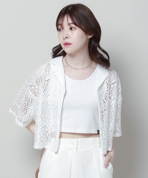 ALAND（エーランド）の「3.3 Field Trip／レースシャツ　2904462（シャツ/ブラウス・レディース・アイボリー/ブラック/ホワイト・FREE）」の18枚目の写真