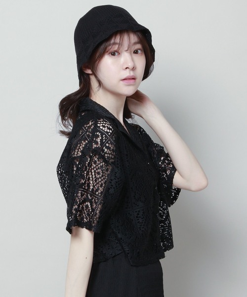 ALAND（エーランド）の「3.3 Field Trip／レースシャツ　2904462（シャツ/ブラウス・レディース・アイボリー/ブラック/ホワイト・FREE）」の5枚目の写真