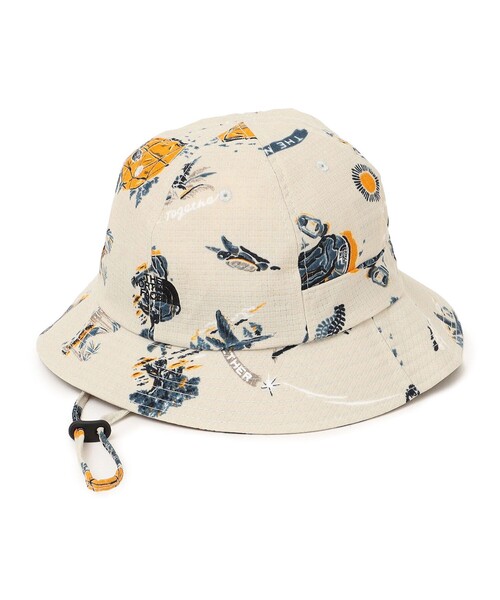 THE NORTH FACE(ザノースフェイス)の「THE NORTH FACE:サマー クーリング ハット(ハット・キッズ・オフホワイト/ネイビー・LARGE/MEDIUM)」の2枚目の写真