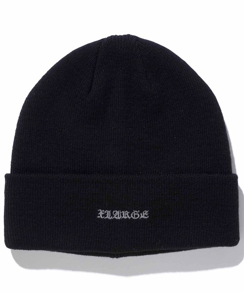 XLARGE（エクストララージ）の「OLD ENGLISH BEANIE（ニットキャップ/ビーニー・メンズ・ブラック/ブラウン/グリーン/ネイビー/グレー・ONE SIZE）」の2枚目の写真
