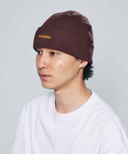 XLARGE（エクストララージ）の「OLD ENGLISH BEANIE（ニットキャップ/ビーニー・メンズ・ブラック/ブラウン/グリーン/ネイビー/グレー・ONE SIZE）」の11枚目の写真