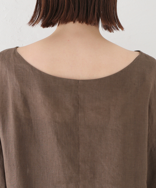 plage プラージュ　LINEN Gather ブラウス セール】Linen ギャザーブラウス（シャツ/ブラウス）｜Plage