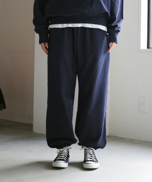 flaner（フラネ）の「Loose sweat pants / ルーズスウェットパンツ