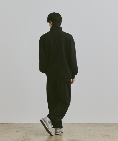 flaner（フラネ）の「Loose sweat pants / ルーズスウェットパンツ（スウェットパンツ・レディース・オリーブ/グレー/ブラック/ネイビー・MEDIUM/LARGE/SMALL）」の7枚目の写真