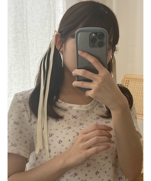 PHILLY(フィリー)の「【2点SET】ロングリボンクリップセット(バレッタ/ヘアクリップ・レディース・ブラック/ピンク/アイボリー・FREE)」の21枚目の写真
