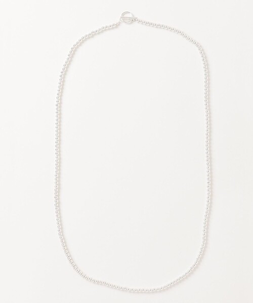 fredy emue（フレディエミュ）の「メタル丸ビーズ軽量ロングネックレス（ネックレス・レディース・シルバー/ゴールド・FREE）」の8枚目の写真