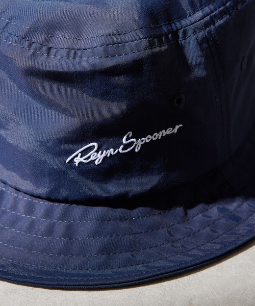 reyn spooner（レインスプーナー）の「【Reyn Spooner】EMBROIDERY BUCKET HAT 9674-01　ナイロンバケットハット（ハット・メンズ・ベージュ/ブラック/オリーブ/ネイビー・FREE）」の5枚目の写真