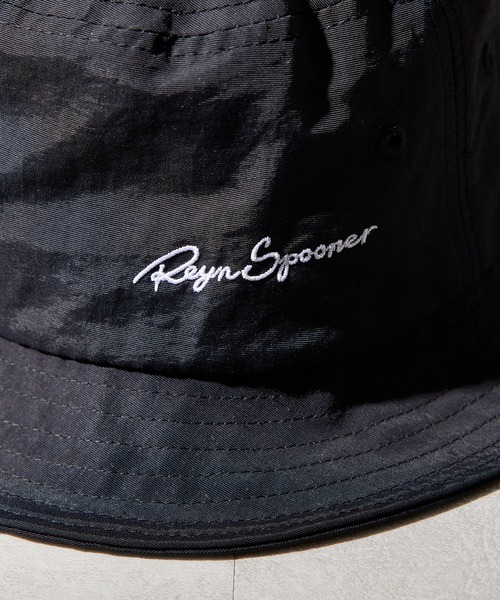 reyn spooner（レインスプーナー）の「【Reyn Spooner】EMBROIDERY BUCKET HAT 9674-01　ナイロンバケットハット（ハット・メンズ・ベージュ/ブラック/オリーブ/ネイビー・FREE）」の7枚目の写真
