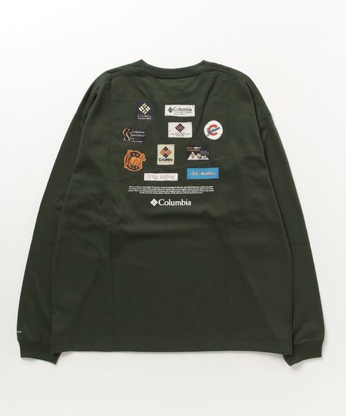 Columbia(コロンビア)の「columbia/コロンビア TYGER GARDEN LONG SLEEVE TEE バックプリントロンT 吸湿速乾 UVケア PM0568(Tシャツ/カットソー・メンズ・ホワイト×ネイビー/カーキ/ネイビー・M/L/XL)」の11枚目の写真