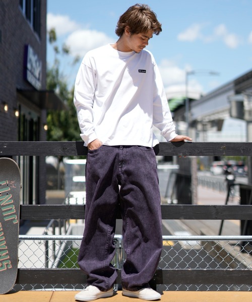 Columbia(コロンビア)の「columbia/コロンビア TYGER GARDEN LONG SLEEVE TEE バックプリントロンT 吸湿速乾 UVケア PM0568(Tシャツ/カットソー・メンズ・ホワイト×ネイビー/カーキ/ネイビー・M/L/XL)」の15枚目の写真