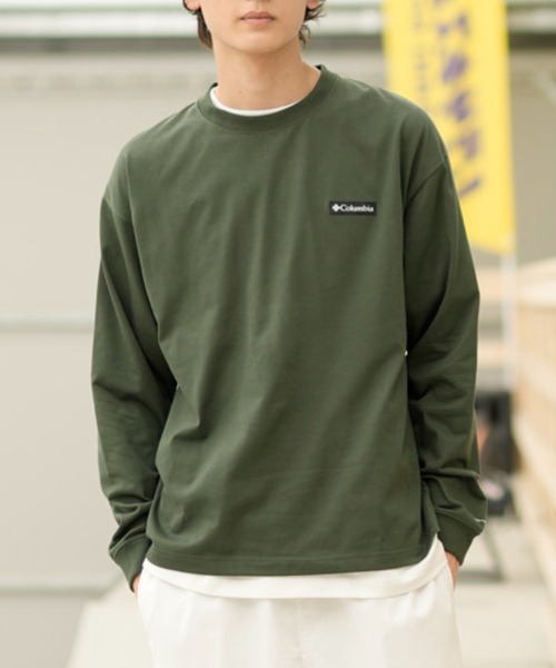 Columbia(コロンビア)の「columbia/コロンビア TYGER GARDEN LONG SLEEVE TEE バックプリントロンT 吸湿速乾 UVケア PM0568(Tシャツ/カットソー・メンズ・ホワイト×ネイビー/カーキ/ネイビー・M/L/XL)」の17枚目の写真