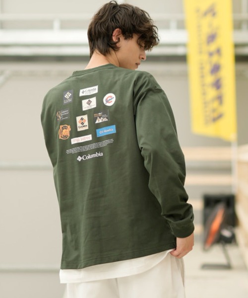 Columbia(コロンビア)の「columbia/コロンビア TYGER GARDEN LONG SLEEVE TEE バックプリントロンT 吸湿速乾 UVケア PM0568(Tシャツ/カットソー・メンズ・ホワイト×ネイビー/カーキ/ネイビー・M/L/XL)」の19枚目の写真